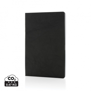 Logo trade advertising products image of: Salton A5 GRS certified recycled paper notebook