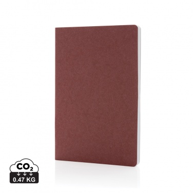 Logo trade promotional giveaways picture of: Salton A5 GRS certified recycled paper notebook