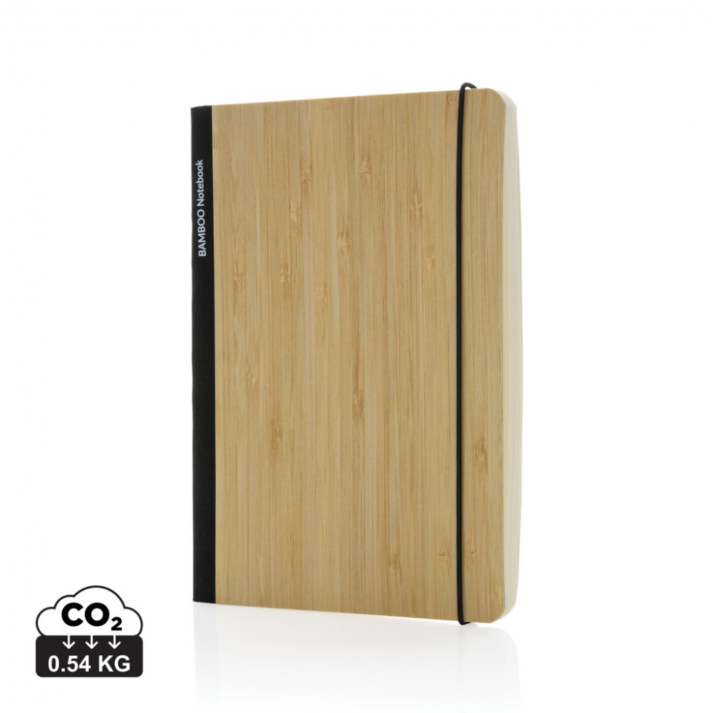 Logo trade promotional giveaway photo of: Scribe bamboo A5 Notebook