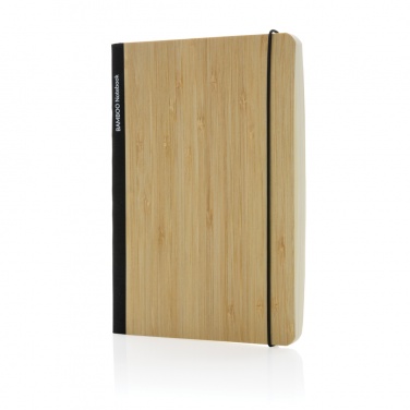 Logo trade promotional merchandise photo of: Scribe bamboo A5 Notebook