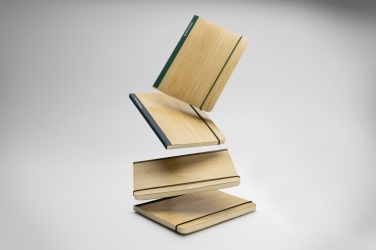 Logo trade corporate gift photo of: Scribe bamboo A5 Notebook