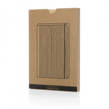 Logo trade corporate gifts picture of: Scribe bamboo A5 Notebook