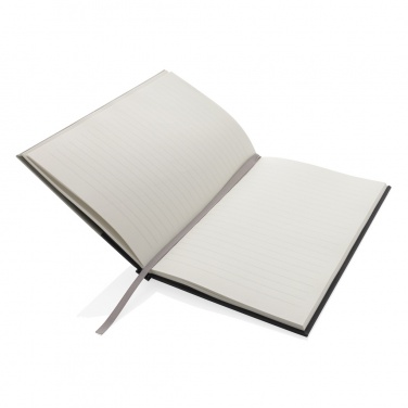 Logo trade promotional giveaways picture of: Words GRS certified RPET & Kraft A5 notebook