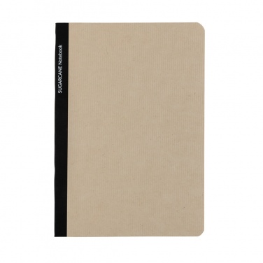 Logo trade corporate gifts image of: Stylo Sugarcane paper A5 Notebook