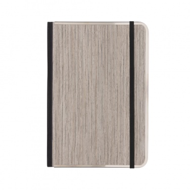 Logotrade promotional item picture of: Treeline A5 wooden cover deluxe notebook