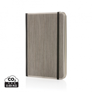 Logotrade advertising product image of: Treeline A5 wooden cover deluxe notebook