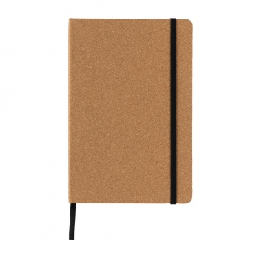 Logo trade promotional products picture of: Stoneleaf A5 cork and stonepaper notebook