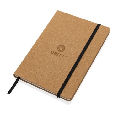 Logotrade promotional merchandise image of: Stoneleaf A5 cork and stonepaper notebook