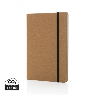 Logotrade promotional product picture of: Stoneleaf A5 cork and stonepaper notebook