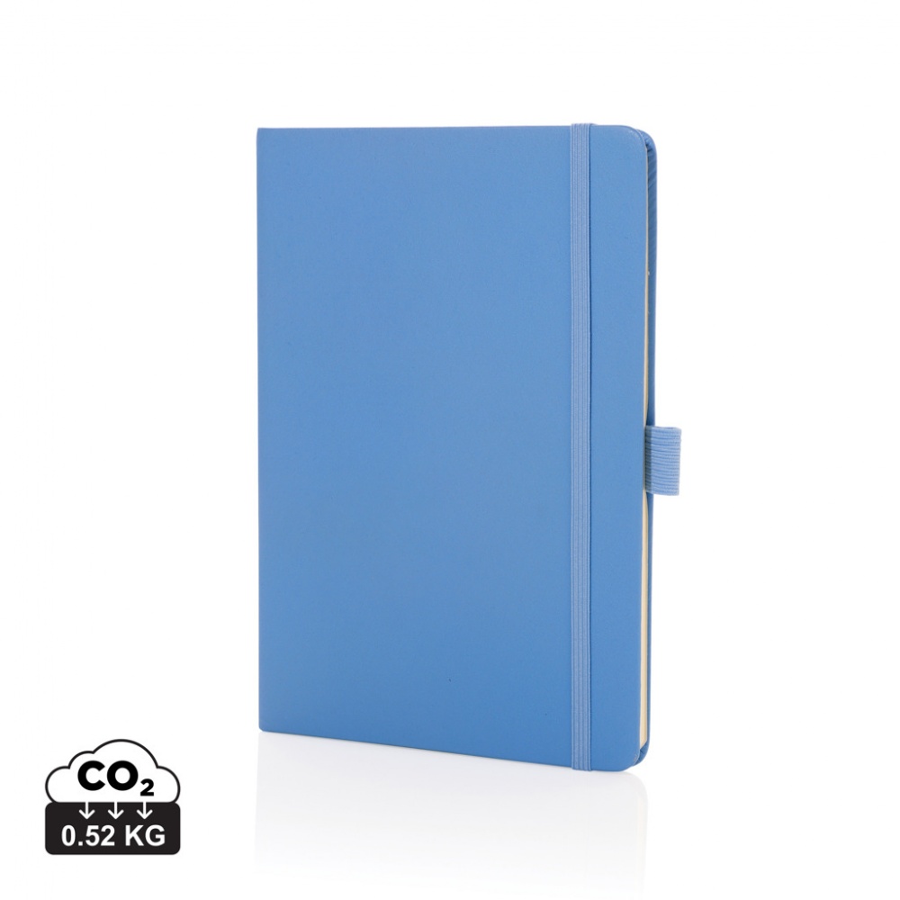 Logotrade promotional product picture of: Sam A5 RCS certified bonded leather classic notebook