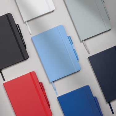 Logo trade promotional giveaways picture of: Sam A5 RCS certified bonded leather classic notebook