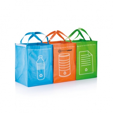 Logo trade promotional gifts picture of: 3pcs recycle waste bags