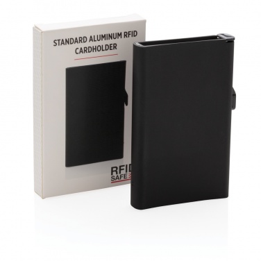 Logo trade promotional giveaway photo of: Standard aluminium RFID cardholder