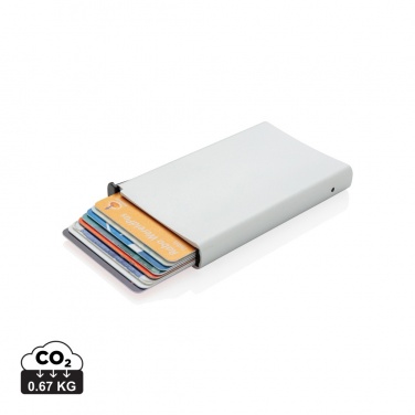 Logo trade business gifts image of: Standard aluminium RFID cardholder