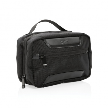 Logo trade promotional merchandise picture of: Swiss Peak AWARE™ RPET Voyager toiletry bag