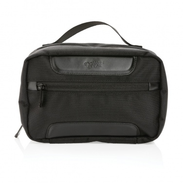 Logo trade promotional products image of: Swiss Peak AWARE™ RPET Voyager toiletry bag