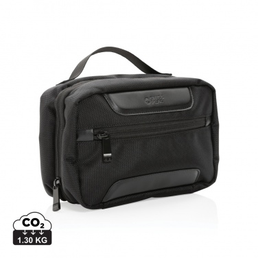 Logotrade promotional merchandise image of: Swiss Peak AWARE™ RPET Voyager toiletry bag