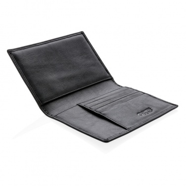 Logo trade promotional merchandise image of: RFID anti-skimming passport holder