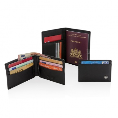 Logo trade promotional items picture of: RFID anti-skimming passport holder