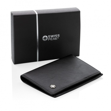 Logo trade promotional products image of: RFID anti-skimming passport holder