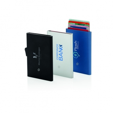 Logo trade promotional giveaways picture of: C-Secure aluminium RFID card holder