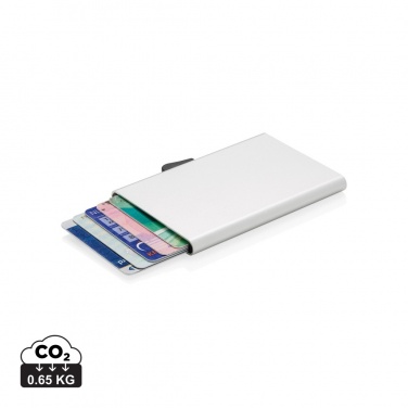 Logo trade promotional items image of: C-Secure aluminium RFID card holder