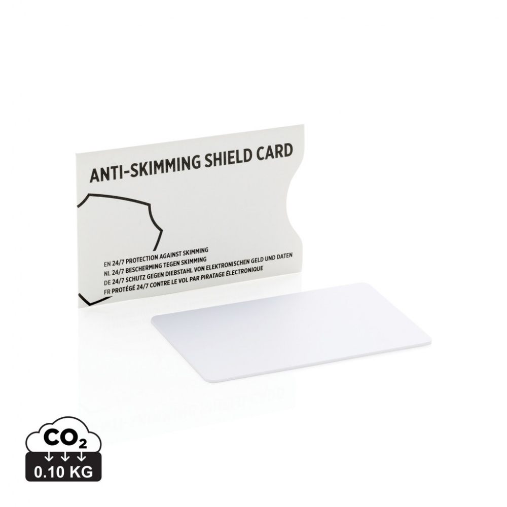 Logotrade business gift image of: Anti-skimming RFID shield card with active jamming chip