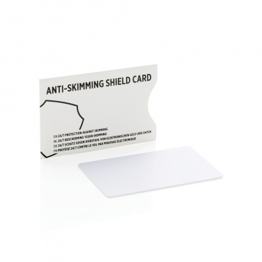 Logo trade advertising products picture of: Anti-skimming RFID shield card with active jamming chip