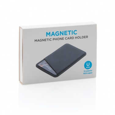 Logo trade corporate gifts picture of: Magnetic phone card holder