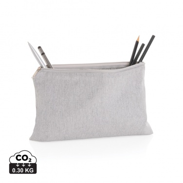 Logo trade promotional merchandise photo of: Impact Aware™ 285 gsm rcanvas pencil case undyed