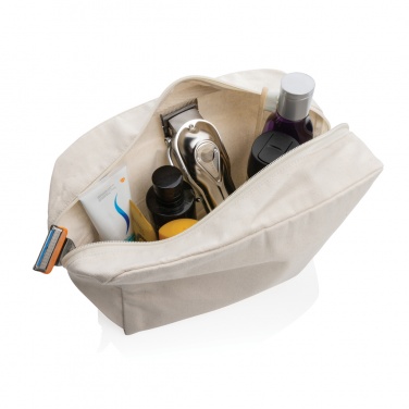 Logo trade promotional merchandise image of: Impact Aware™ 285 gsm rcanvas toiletry bag undyed