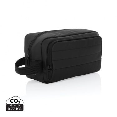 Logo trade promotional giveaway photo of: Armond AWARE™ RPET toiletry bag