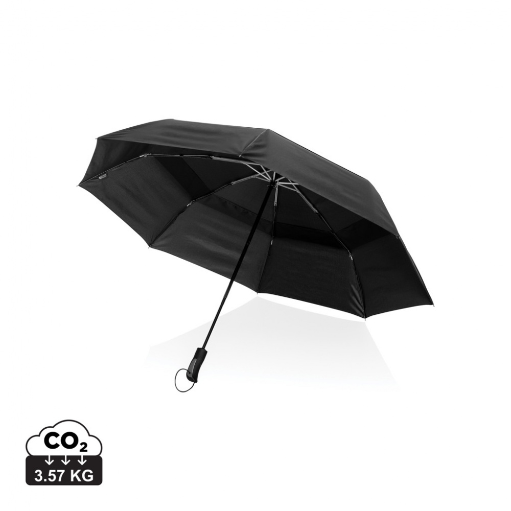 Logotrade promotional product image of: Swiss Peak Aware™ Tornado 27” pocket storm umbrella