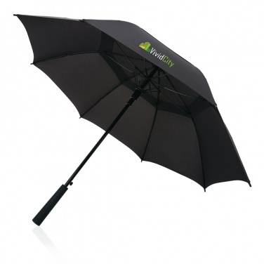 Logo trade promotional products image of: Swiss peak AWARE™ Tornado 23” storm umbrella