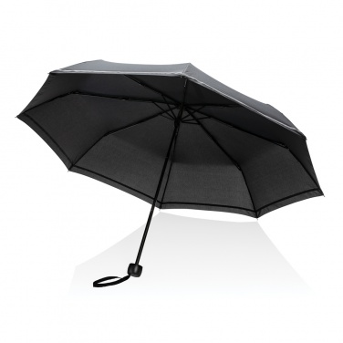 Logotrade corporate gift picture of: 20.5"Impact AWARE™ RPET 190T pongee mini reflective umbrella