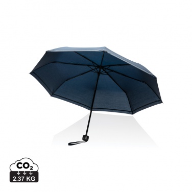 Logo trade promotional gift photo of: 20.5"Impact AWARE™ RPET 190T pongee mini reflective umbrella