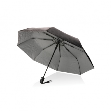 Logo trade promotional gifts picture of: 21" Impact AWARE™ RPET 190T Pongee dual colour mini umbrella