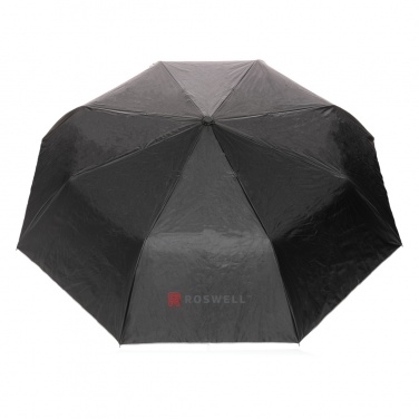 Logo trade business gifts image of: 21" Impact AWARE™ RPET 190T Pongee dual colour mini umbrella