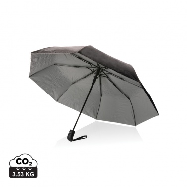 Logotrade promotional gift image of: 21" Impact AWARE™ RPET 190T Pongee dual colour mini umbrella