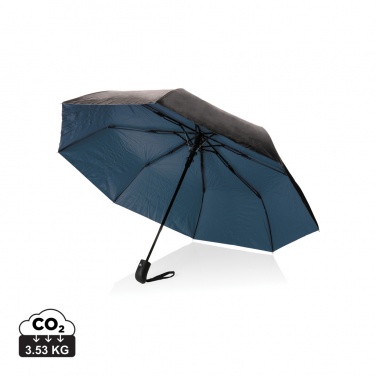 Logo trade promotional merchandise picture of: 21" Impact AWARE™ RPET 190T Pongee dual colour mini umbrella