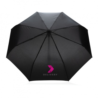 Logo trade promotional gifts image of: 21" Impact AWARE™ RPET 190T auto open/close umbrella