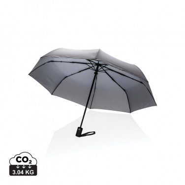 Logo trade promotional products image of: 21" Impact AWARE™ RPET 190T auto open/close umbrella