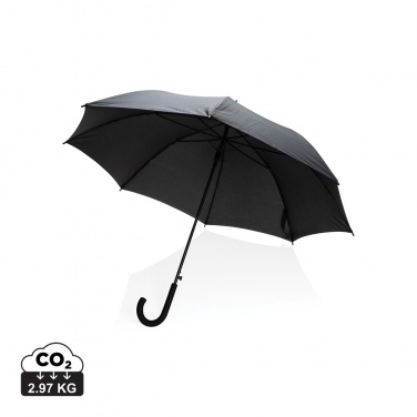 Logo trade promotional gifts image of: 23" Impact AWARE™ RPET 190T standard auto open umbrella