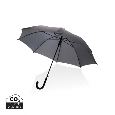 Logo trade promotional giveaways image of: 23" Impact AWARE™ RPET 190T standard auto open umbrella