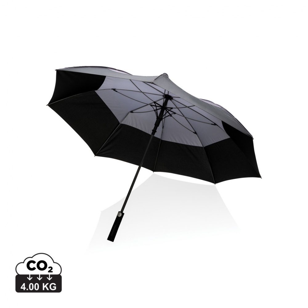 Logotrade promotional gift picture of: 27" Impact AWARE™ RPET 190T auto open stormproof umbrella