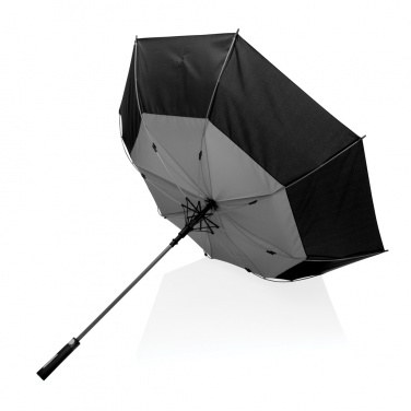 Logo trade corporate gifts image of: 27" Impact AWARE™ RPET 190T auto open stormproof umbrella