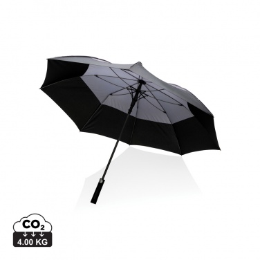 Logotrade corporate gift image of: 27" Impact AWARE™ RPET 190T auto open stormproof umbrella