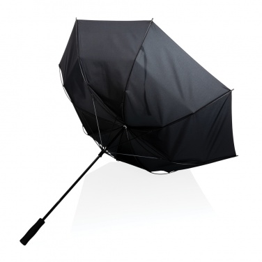 Logo trade corporate gift photo of: 30" Impact AWARE™ RPET 190T Storm proof umbrella