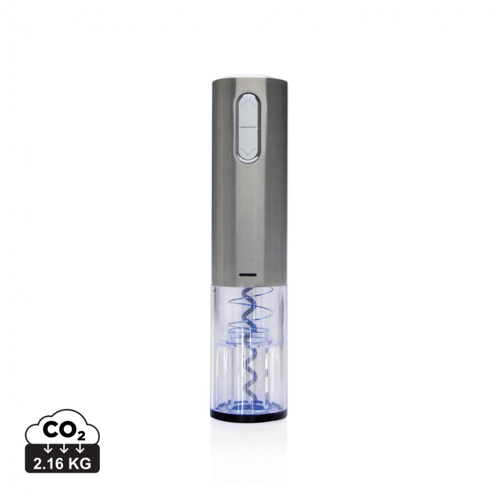 Logo trade corporate gifts image of: Electric wine opener - USB rechargeable