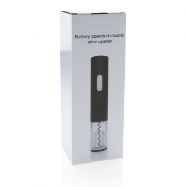 Logo trade promotional giveaways picture of: Electric wine opener - battery operated